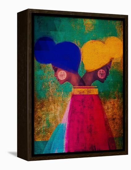 Easy Ease (Vibrant)-Erin K. Robinson-Framed Stretched Canvas