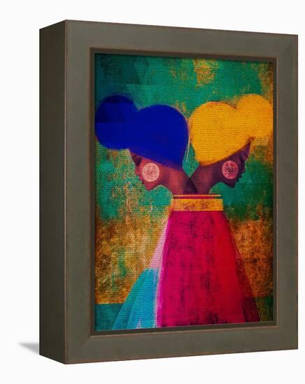 Easy Ease (Vibrant)-Erin K. Robinson-Framed Stretched Canvas