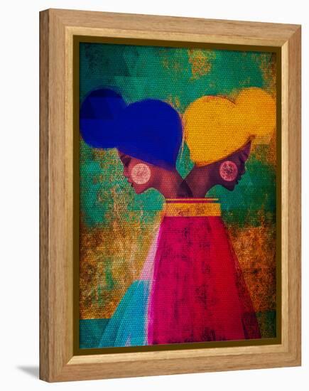 Easy Ease (Vibrant)-Erin K. Robinson-Framed Stretched Canvas