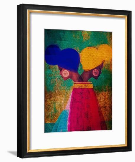 Easy Ease (Vibrant)-Erin K. Robinson-Framed Art Print