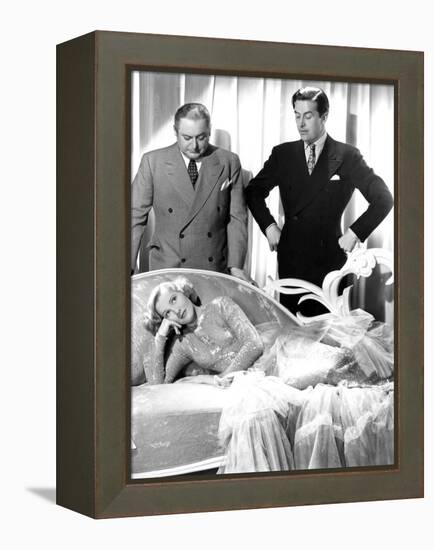 Easy Living, Edward Arnold, Jean Arthur, Ray Milland, 1937-null-Framed Stretched Canvas