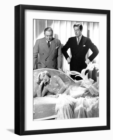 Easy Living, Edward Arnold, Jean Arthur, Ray Milland, 1937-null-Framed Photo