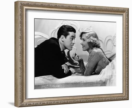 Easy Living, Ray Milland, Jean Arthur, 1937-null-Framed Photo