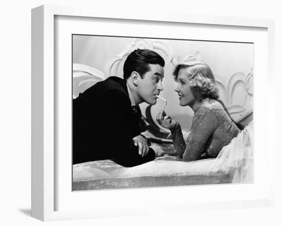 Easy Living, Ray Milland, Jean Arthur, 1937-null-Framed Photo