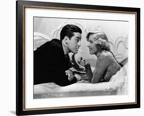 Easy Living, Ray Milland, Jean Arthur, 1937-null-Framed Photo