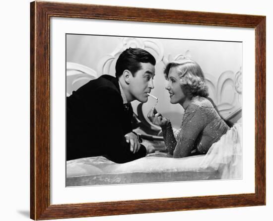 Easy Living, Ray Milland, Jean Arthur, 1937-null-Framed Photo