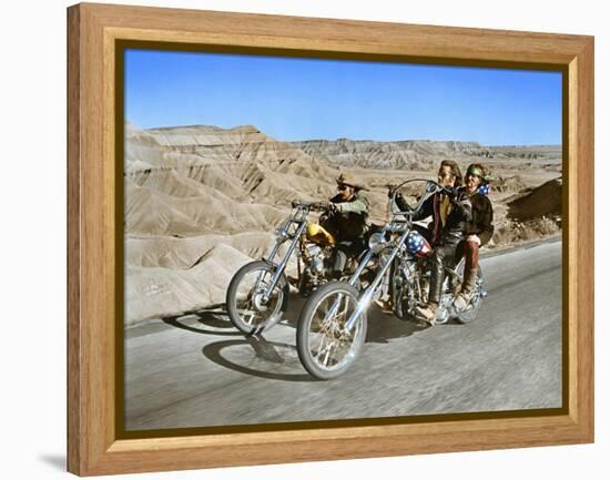 Easy Rider, Dennis Hopper, Peter Fonda, 1969-null-Framed Stretched Canvas