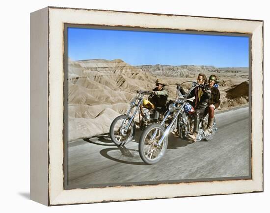 Easy Rider, Dennis Hopper, Peter Fonda, 1969-null-Framed Stretched Canvas