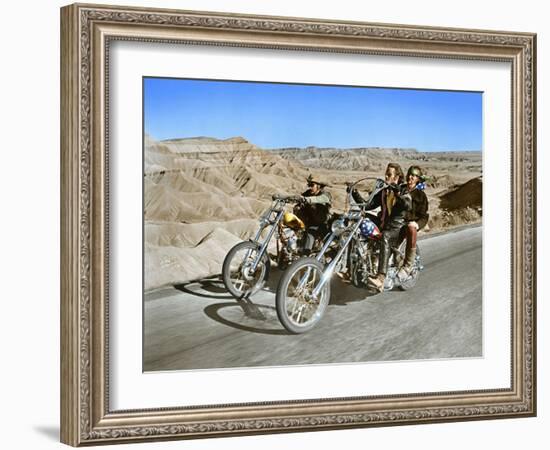 Easy Rider, Dennis Hopper, Peter Fonda, 1969-null-Framed Photo