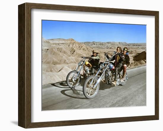 Easy Rider, Dennis Hopper, Peter Fonda, 1969-null-Framed Photo