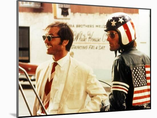 Easy Rider, Jack Nicholson, Peter Fonda, 1969-null-Mounted Photo