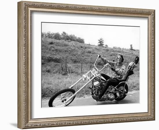 Easy Rider, Peter Fonda, 1969-null-Framed Photo