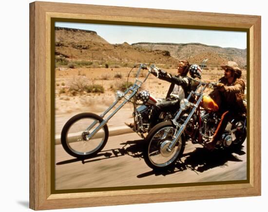Easy Rider, Peter Fonda, Dennis Hopper, 1969-null-Framed Stretched Canvas
