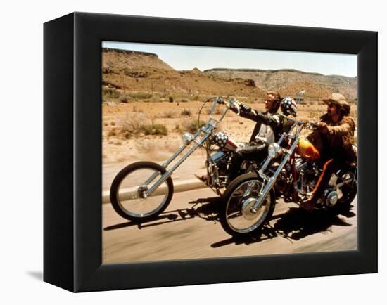 Easy Rider, Peter Fonda, Dennis Hopper, 1969-null-Framed Stretched Canvas