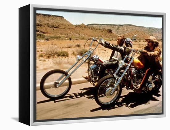 Easy Rider, Peter Fonda, Dennis Hopper, 1969-null-Framed Stretched Canvas