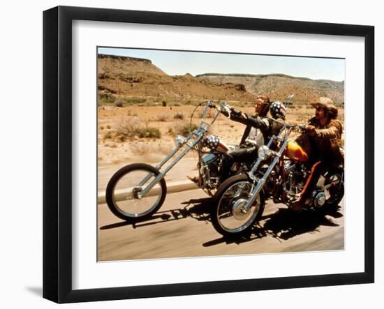 Easy Rider, Peter Fonda, Dennis Hopper, 1969--Framed Photo