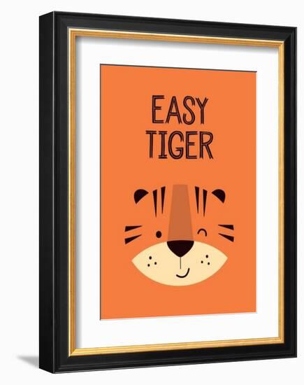 Easy Tiger - Wink Designs Contemporary Print-Michelle Lancaster-Framed Art Print