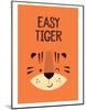 Easy Tiger - Wink Designs Contemporary Print-Michelle Lancaster-Mounted Art Print