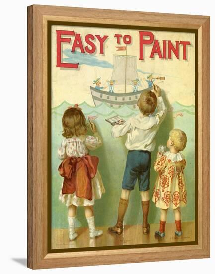 Easy to Paint, 1914-E.P. Dutton-Framed Premier Image Canvas