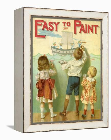 Easy to Paint, 1914-E.P. Dutton-Framed Premier Image Canvas