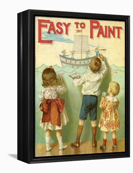 Easy to Paint, 1914-E.P. Dutton-Framed Premier Image Canvas