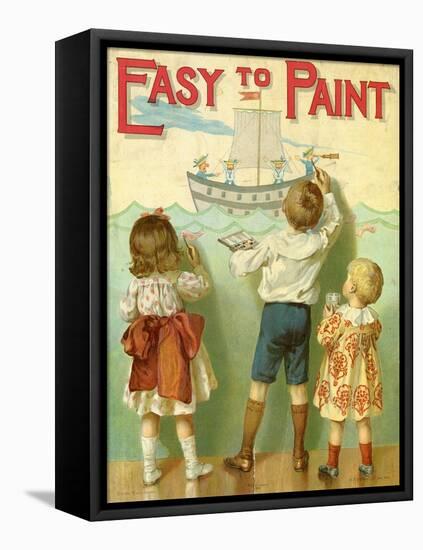 Easy to Paint, 1914-E.P. Dutton-Framed Premier Image Canvas