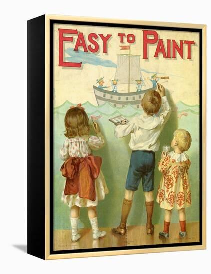 Easy to Paint, 1914-E.P. Dutton-Framed Premier Image Canvas