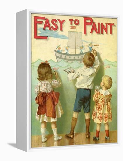 Easy to Paint, 1914-E.P. Dutton-Framed Premier Image Canvas