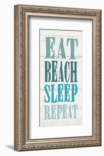 Eat, Beach, Sleep, Repeat-Sparx Studio-Framed Art Print