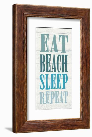 Eat, Beach, Sleep, Repeat-Sparx Studio-Framed Art Print