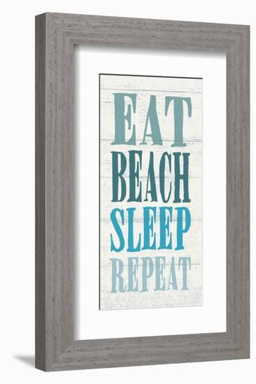 Eat, Beach, Sleep, Repeat-Sparx Studio-Framed Art Print