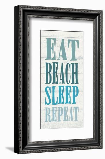 Eat, Beach, Sleep, Repeat-Sparx Studio-Framed Art Print