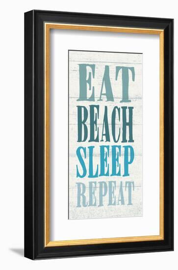 Eat, Beach, Sleep, Repeat-Sparx Studio-Framed Art Print