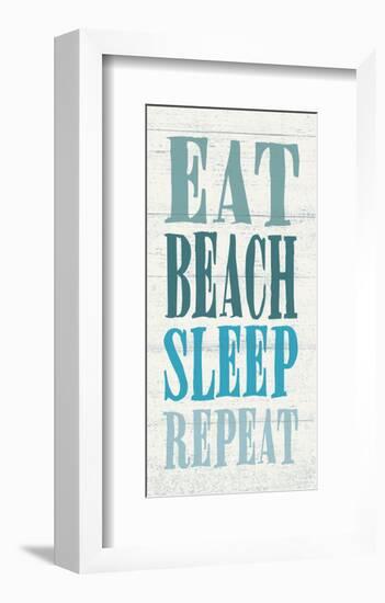 Eat, Beach, Sleep, Repeat-Sparx Studio-Framed Art Print