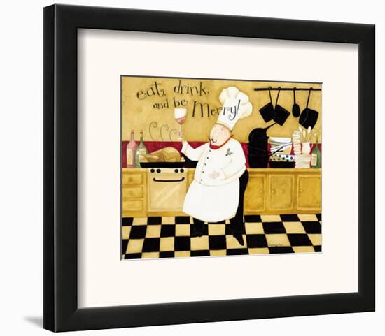 Eat, Drink and Be Merry-Dan Dipaolo-Framed Art Print