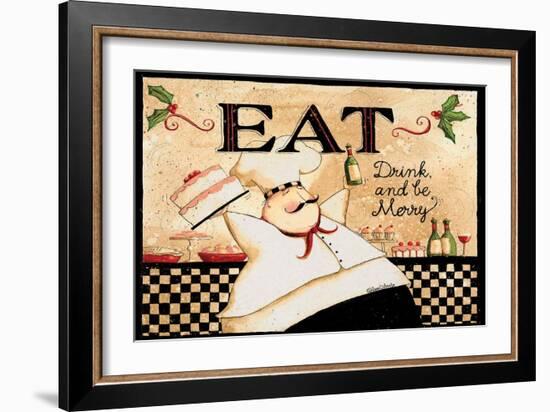 Eat Drink Be Merry-Dan Dipaolo-Framed Art Print