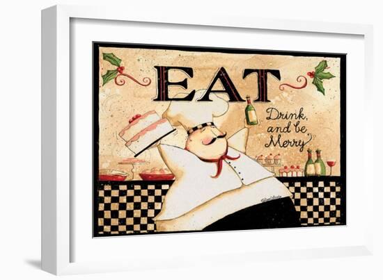 Eat Drink Be Merry-Dan Dipaolo-Framed Art Print