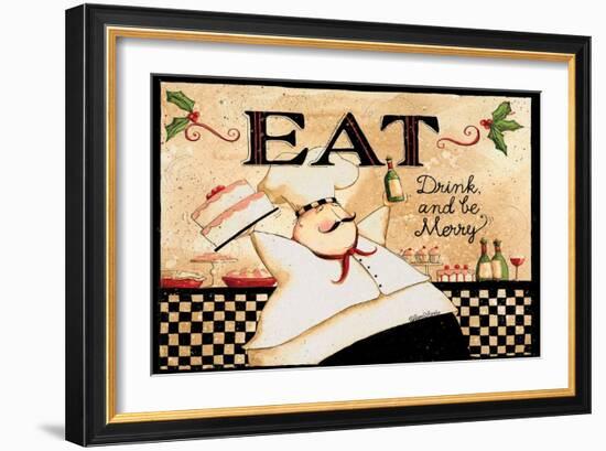 Eat Drink Be Merry-Dan Dipaolo-Framed Art Print