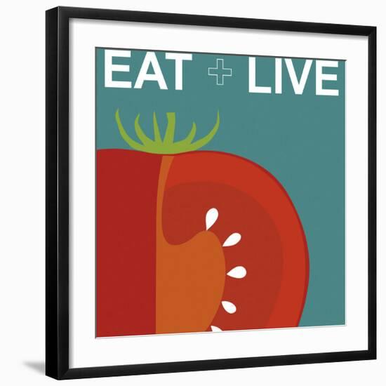 Eat Live-Yuko Lau-Framed Giclee Print