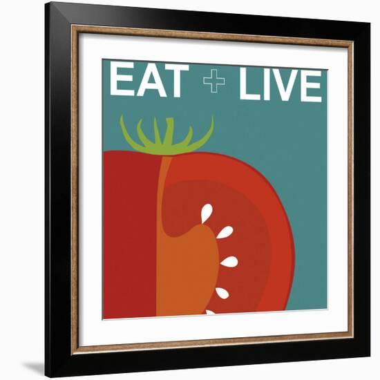 Eat Live-Yuko Lau-Framed Giclee Print