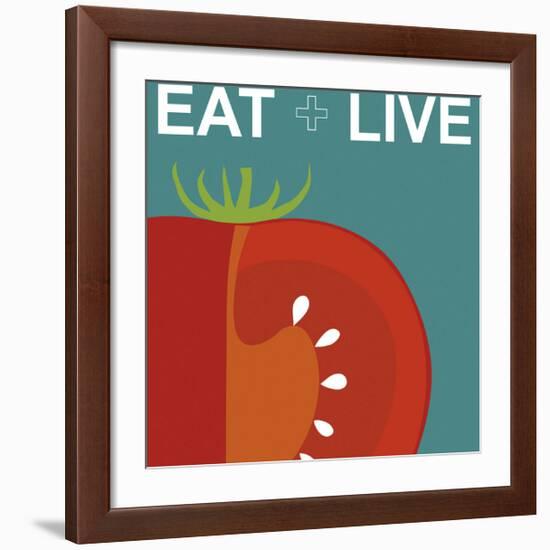 Eat Live-Yuko Lau-Framed Giclee Print