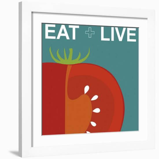 Eat Live-Yuko Lau-Framed Giclee Print