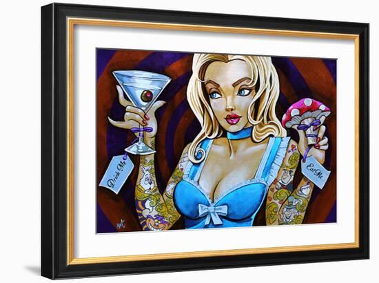 Eat Me Drink Me-Mike Bell-Framed Art Print