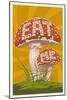 Eat Me Mushroom-Lantern Press-Mounted Art Print