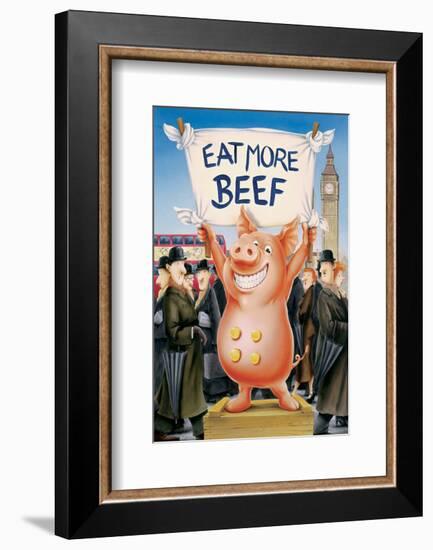 Eat More Beef-Renate Holzner-Framed Premium Giclee Print