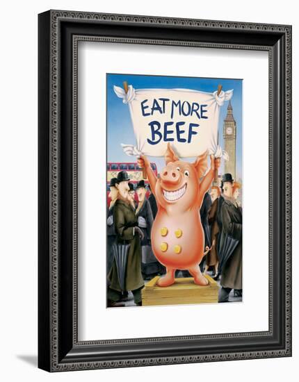 Eat More Beef-Renate Holzner-Framed Premium Giclee Print