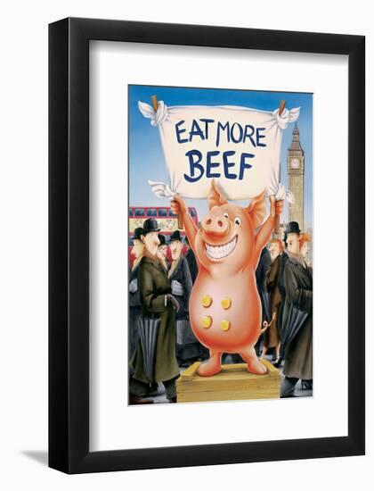 Eat More Beef-Renate Holzner-Framed Premium Giclee Print