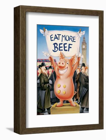 Eat More Beef-Renate Holzner-Framed Premium Giclee Print