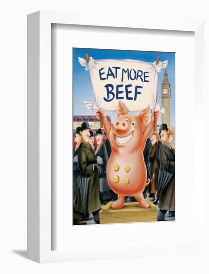 Eat More Beef-Renate Holzner-Framed Premium Giclee Print