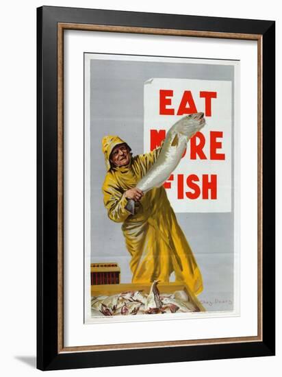 Eat More Fish, from the Series 'Caught by British Fishermen'-Charles Pears-Framed Giclee Print